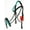 Turquoise, variant on Horse English Padded Leather  Jumping Adjustable Bridle Full 803461TRF