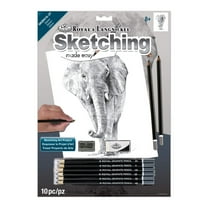 SKBN16 | Sketching Made Easy™ Elephant 10pc 8.75" x 11.75" Sketching Art Project