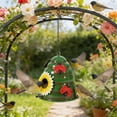 thumbnail image 7 of Diceymbol Beehive Hanging Bird Feeder Outdoor Wild Bird Feeder With Ladybug Sunflower Decor Rustproof Metal Chain Feeder For Garden Patio Yard And Backyard Bird Watching, 7 of 7