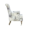 thumbnail image 4 of Linon Junnell Upholstered Arm Chair, Green Leaf, 4 of 7