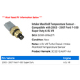 thumbnail image 2 of Intake Manifold Temperature Sensor - Compatible with 2003 - 2007 Ford F-550 Super Duty 6.0L V8 2004 2005 2006, 2 of 2