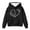 Black, variant on Toddler Girls Hoodies Sweatshirts Winter Warm Pullover With Pocket Cute Horse Print Long Sleeve Hooded Sweatshirt Kids Clothing Black Size 4-5T