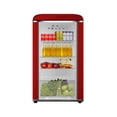 thumbnail image 1 of RED VELVET Frigobar Refrigerador Puerta Cristal Retro 95 L 3.3 Ft, 1 of 8