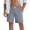 Gray, variant on Elvqul Mens Shorts with Pocket Drawstring Board Shorts Elastic Waist Summer Beach Plain Holiday Running Gray Swimming Trunks for Men