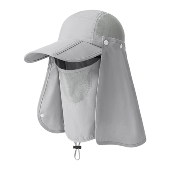 Sun Protections Hat Fishing Hat Wide Brim with Face Cover and Neck Flap Outdoor Hiking Hat Adjustable Caps for Women Men