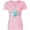 AD-Pink, variant on Inktastic Be a Mermaid Make a Splash Blue Mermaid Tail Women's V-Neck T-Shirt