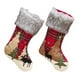 thumbnail image 5 of Con Puños Grandes De Felpa, Calcetines A Cuadros, Bolsa De Regalo Para Árbol De Navidad, Decoración Del Hogar, Feliz Año Nuevo 2021 seitruly HA040074-02, 5 of 6