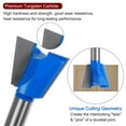 thumbnail image 4 of Unique Bargains 1/2' Shank 1-1/2' Dia Tungsten Carbide Dovetail Joint Bit Dovetail Router Bit for Wood, 4 of 7