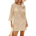 thumbnail image 1 of Vestido de ganchillo SAMPEEL para cubrir las vacaciones en la playa, talla XL, 1 of 5