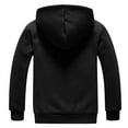 thumbnail image 5 of Men's Fleece-Lined Zip Up Hoodie - Thick Hooded Jacket Winter Warm Athletic Sweatshirt Long Sleeve Zipper Pocket Coat, 5 of 8