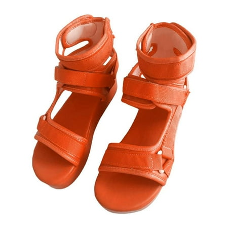 

DTOWER 2021 Fashion Sandals for Women Wedge Ankle Buckle Sandals Summer Beach Sandals Open Toe Platform Sandals