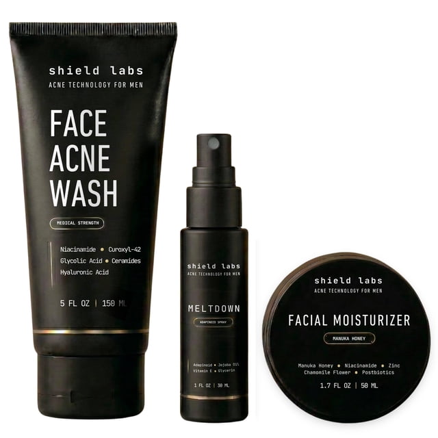Kit Shield Acne System de 3 pasos con peróxido de benzoilo al 4%