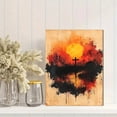 thumbnail image 2 of Qisvanset 12x16 Inch God Blessing Canvas Wall Art, Religious Name Art Decor for Church Dorm Household Room, 2 of 8