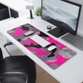 thumbnail image 2 of Pink Sequins Camouflage&nbsp;mouse Padswaterproofnon Slip&nbsp;for Office Home Work GamingmousematRubber Base Mousepad with Stitched Edges 31.5x11.8inches, 2 of 7