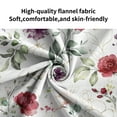 thumbnail image 6 of MIZHONA Floral Pillow Covers,Pink Red Flower Couch Throw Pillowcase for Sofa Living Room Bed,18"x18", 6 of 6