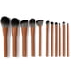 thumbnail image 1 of Makeup Brush Set- brush bubble full set makeup brushes for liquid foundation, powders, creams and shadows. 11 Piece Vegan, Silver-infused, soft luxury, 1 of 4