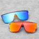 thumbnail image 3 of Gafas de sol coloridas, modernas y populares, antiultravioleta, antideslumbrantes, para adelgazar la cara, modernas para hombres y mujeres, 3 of 6
