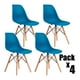 thumbnail image 1 of Set de Sillas Moblüx Deco Estilo Eames Moderna Color Azul Metalico, 1 of 4