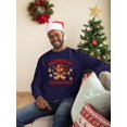 thumbnail image 2 of Howdy Christmas Cowboy Gingerbread Men's Sweatshirt, 2 of 4