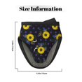 thumbnail image 4 of Sunflowers Purple Dots Oven Mitts Heat Resistant, Soft Lining Silicone Mini Oven Mitts with HangingLoop, Kitchen Oven Gloves Heat Resistant 500℉ for Cooking Baking Microwave, 4 of 7