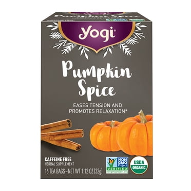 Yogi Pumpkin Spice, Organic Herbal Wellness Tea Bags, 16 Count