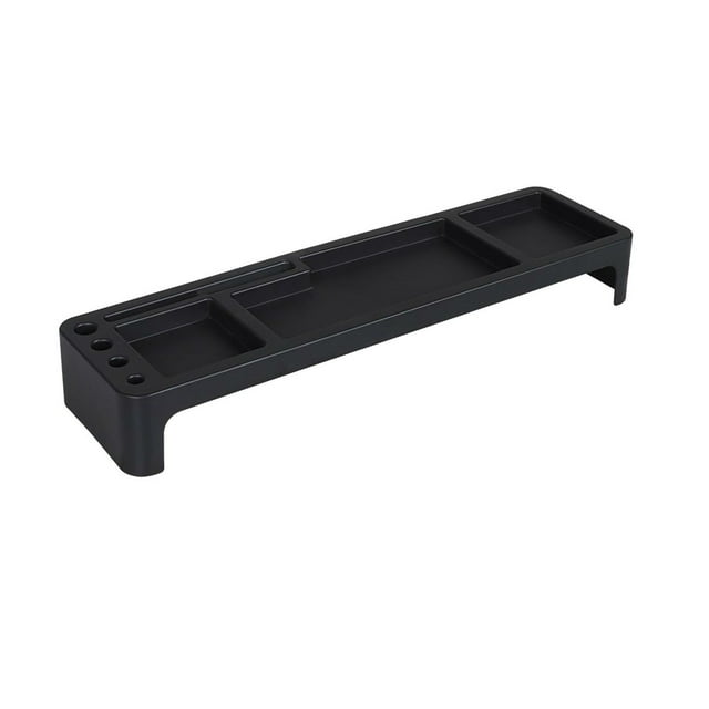 Screen Top Storage Shelf Multipurpose Holder, Practical Shelf Organize Computer Storage Shelf, Keyboard Computer Desk Space Saving Tool For Stable Placement (Negro)
