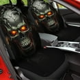 thumbnail image 4 of Chririnla 2 PCS Car Seat Covers Cool Punk Skull Print Front Auto Seat Cover, Breathable Car Bucket Seats Protector Covers Universal Fit for SUV Sedan Van, 4 of 7