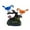 1 orange and 1 blue, variant on Bunblic Talking Parrots, Electronic Pet ,Activate Dancing Chirping Bird Sound Activated Chirping Birds Office Home Decoration for Gift 2 orange birds