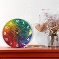 thumbnail image 6 of SKYSONIC Space Galaxy Wall Clock 10 Inch Silent Non Ticking Round Clock Oil Painting Clock Easy to Read Clock for Living Room Bedroom Bathroom Home Decor, 6 of 7