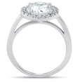 thumbnail image 2 of Pompeii 1 1/2 Ct Diamond Low Profile Round Engagement Ring 14k White Gold Lab Grown, 2 of 4
