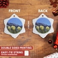 thumbnail image 3 of 3drose, Montana, Glacier Np Bear Grass, Swiftcurrent Lake - Us27 Rer0032 - Ric Ergenbright, 3 inch Snowflake Porcelain Ornament, 3 of 7