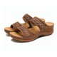 thumbnail image 4 of Zapatillas de mujer cómodas de tacón retro de gran tamaño con suela suave y ligera Wmkox8yii ytu11359, 4 of 5