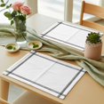 thumbnail image 3 of Solid Color Placemats Set of 4 White Place Mats Table Mats Kitchen Dining Home Outdoor Party Table Decoration, 3 of 9
