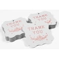 thumbnail image 4 of Inkdotpot Hang Tags Thank You Bridal Shower Favor Bracket Shape Gift Tags Real Rose Gold Foil Bonbonniere Tag Pack Of 100, 4 of 7