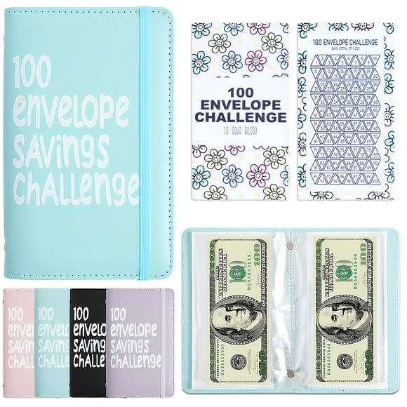 Carpeta para ahorrar dinero APMFHO con 100 sobres de PU