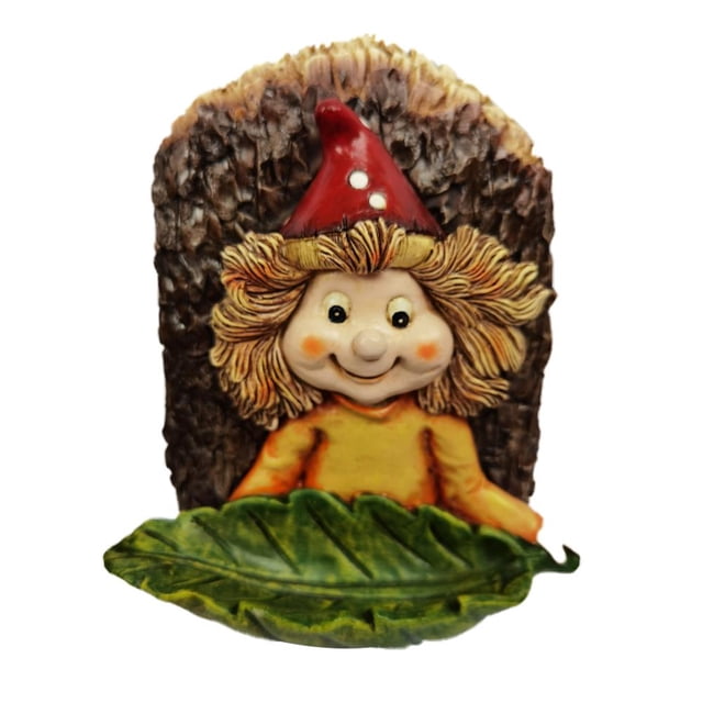 Alimentador De Semillas De Hojas De Elfo De Hadas, Comedero De Pájaros Artesanal De Resina Para Decoración De Jardín Al Aire Libre Yuarrent HA035973-00