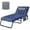 B-Gray Cot w/Blue Velvet Mattress, variant on ABORON Folding Camping Cot for Adults with Removeable Mattress & Carry Bag, Heavy Duty 1200D Folding Cots, Folding Sleeping Cots