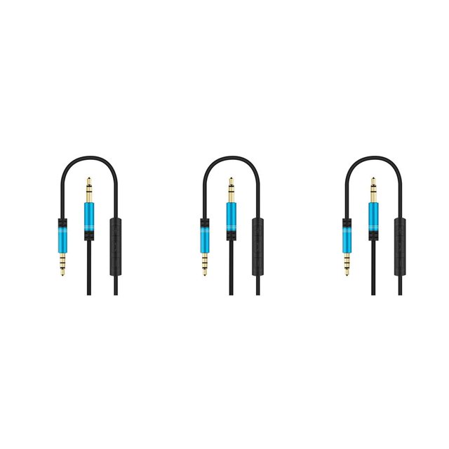 Matsuzay Sistema estéreo para automóvil Cable Computadora Auriculares Manos libres Llamada telefónica Control de cable Conector de 3,5 mm Cable de Type7 NO7