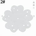 thumbnail image 2 of 5 Pcs Balloon Clips,5 in 1Flower Shape Balloon Clips,Tinabless Balloon Connectors for Decor Balloons Arch, Balloons Column Stand and Flowers,Birthday, Wedding,Shower Party Decorations(White), 2 of 2
