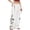 A-White361, variant on Women's Star Flame Print Wide Leg Sweatpants Drawstring Waist Street Skate Long Trousers