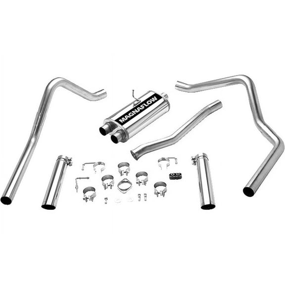MagnaFlow Sys C/B 98-03 V6 Ford Ranger Dual S Fits select: 1998-1999,2002-2004 FORD RANGER SUPER CAB