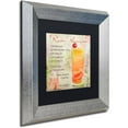thumbnail image 2 of Trademark Fine Art "Cocktail Quartet III" Canvas Art by Color Bakery Black Matte, Silver Frame, 2 of 4