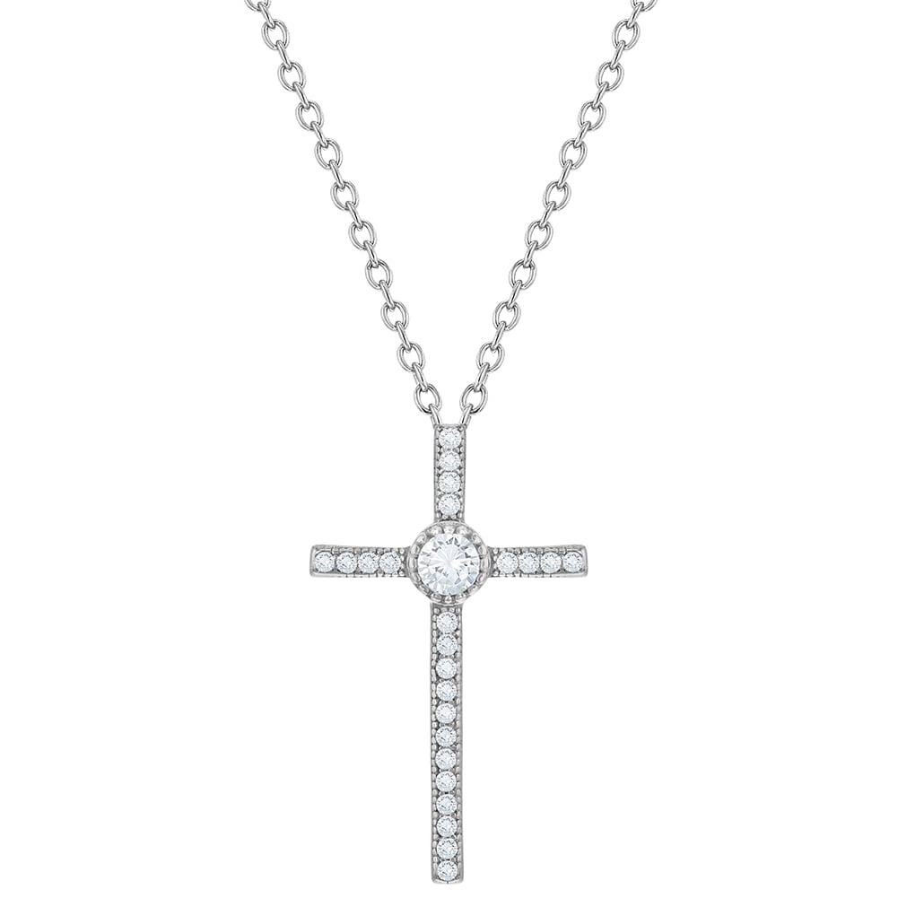 ネックレス・チョーカー BLENDOFF Star Cross Necklace Silver 925 925 Sterling Silver 19
