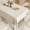 Beige, variant on Xukmct Rectangle Tablecloth Washable Linen Table Cover Stain Resistant Table Cloth for Kitchen Party Dinner, 16 x 24 inch