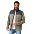 thumbnail image 2 of Free Country Men's Frore Sweater Knit Fleece Jacket Khaki Heather XL, 2 of 3