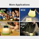 thumbnail image 4 of Collapsible Lantern Rechargeable by Solar Panel or USB, Camping Lantern Portable with LED and IP67 Waterproof, Outdoor Light for Tent, Camping, 4 of 5