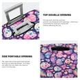 thumbnail image 3 of Kdxio cartoon rainbow Skull Pattern Luggage Cover for Travel,Elastic and Durable,Fits 18-32 Inch,Anti-Scratch Suitcase Protector-No luggage included, 3 of 5