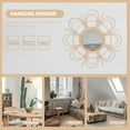 thumbnail image 4 of STRANDCHIC Miroir d'Apparence Tressé Style Rustique Miroir Mural pour Salon Lot de 1, 4 of 4