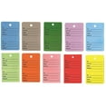 thumbnail image 2 of 1000 Qty Unstrung Orange Price/Receipt Tags w/Easy-Tear Stub, 2 of 2