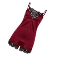 thumbnail image 2 of Pyjama Rouge pour Femmes Haut et Short Rouge, L L, 2 of 8